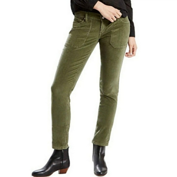 levi's green corduroy pants
